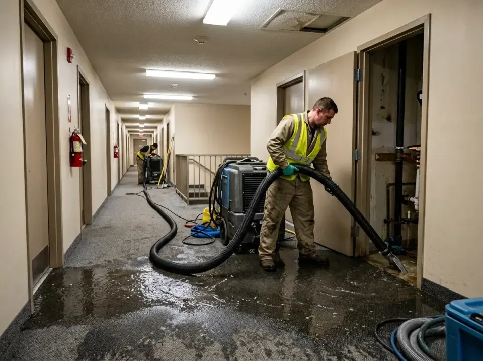 multi-unit-apartment-hallway-f-005 — frequently asked questions, Emergency Burst Pipe Water Extraction & Removal in Wareham…